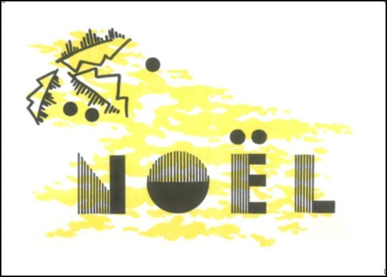 Featured card of the day: Noël
