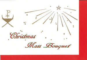 C26 Christmas Mass Bouquet Card