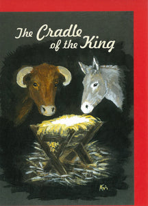 C90 Pack of 5 Christmas Cards (The Cradle of the King)