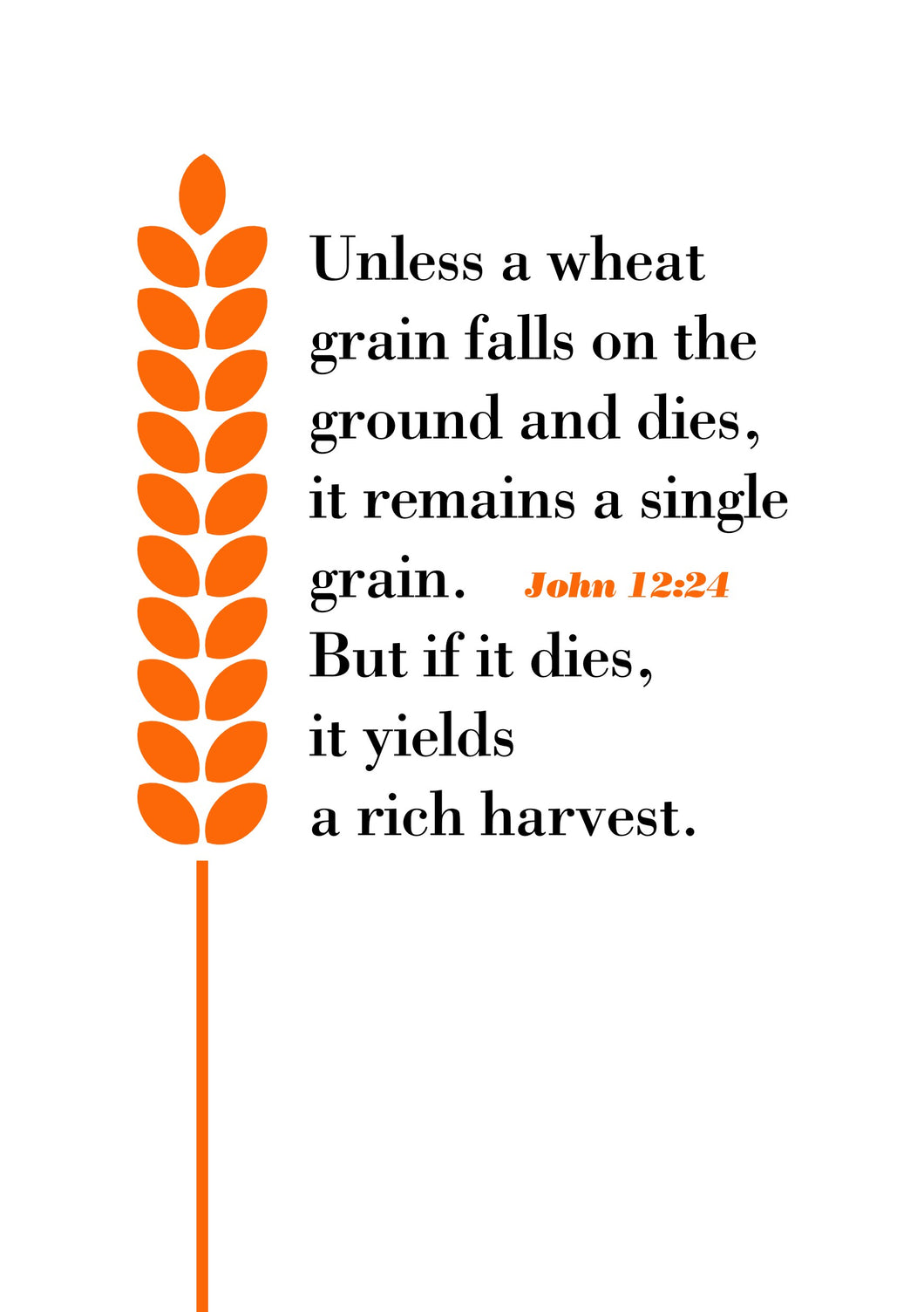 JR08 Grain of Wheat Mass Card RIP