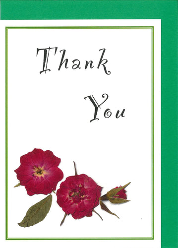 RP16D Thank You - Roses (Pack of 4)