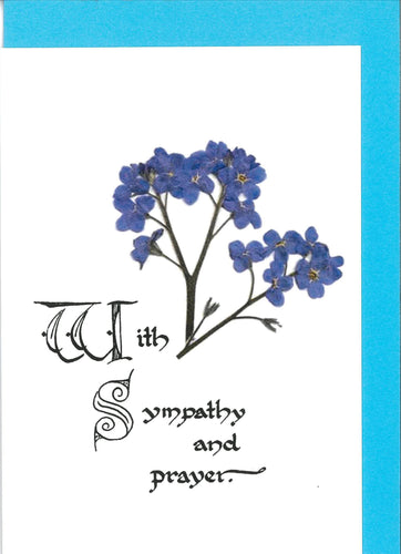 RP4 With Sympathy and Prayer (Forget-me-not)