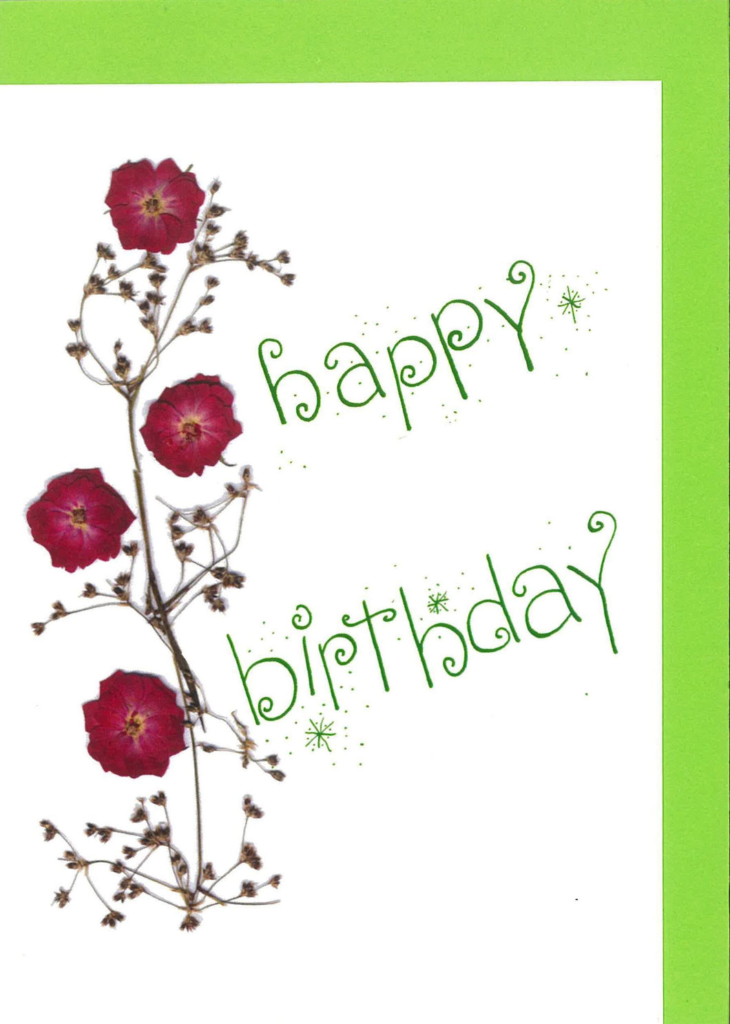 RP70C Happy Birthday - Roses (Pack of 4)
