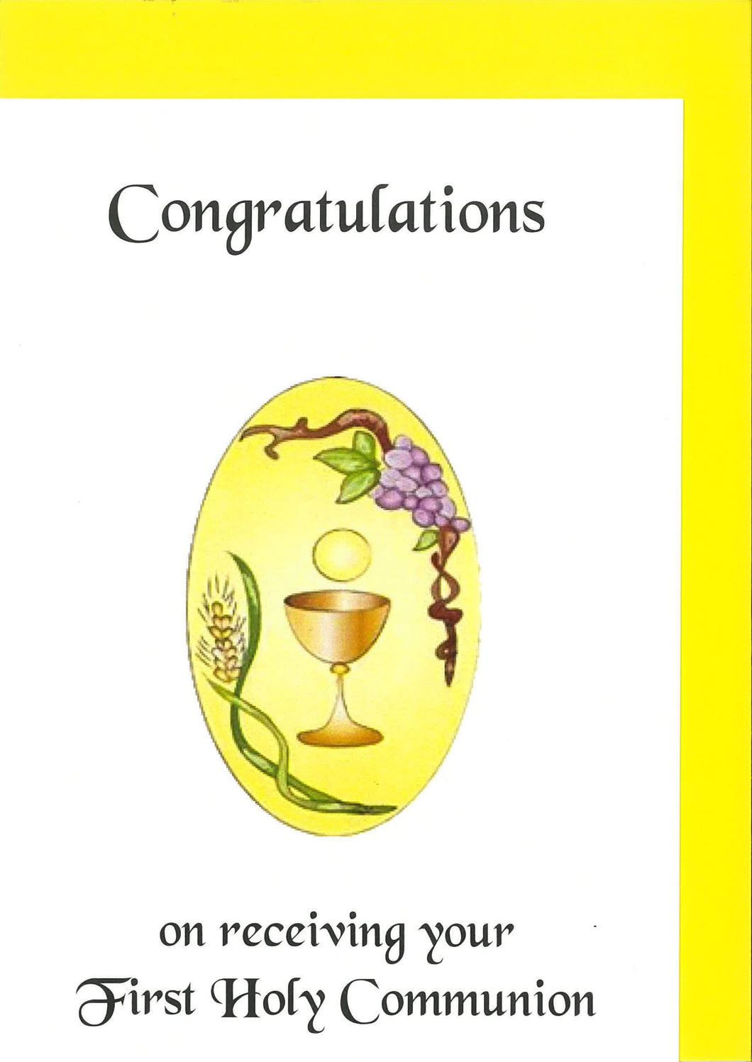 RP93c First Holy Communion Congratulations