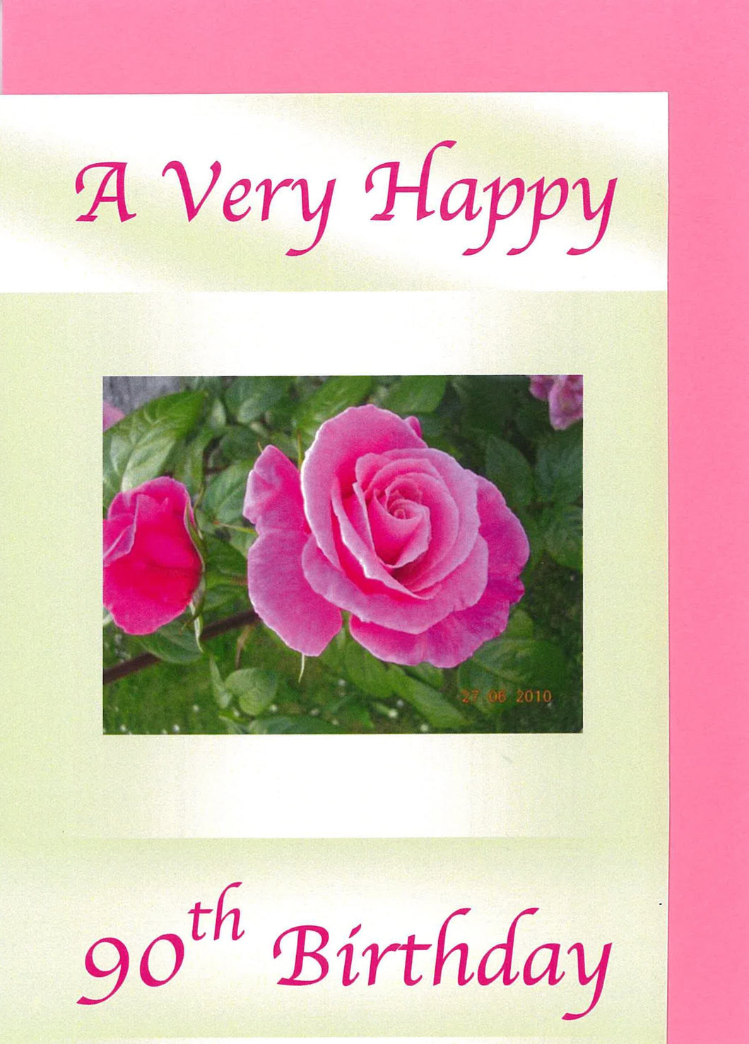 RPZero90 Birthday card 90th