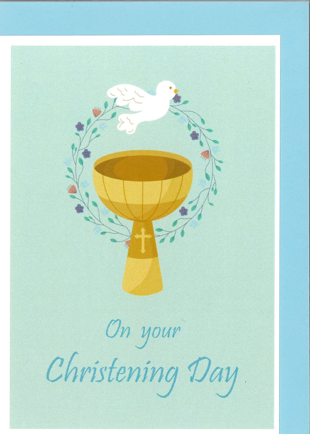 SACBAPTM02 Christening Card - Blue