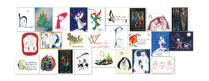 C99 Special Value Bundle: 25 assorted English Christmas Cards