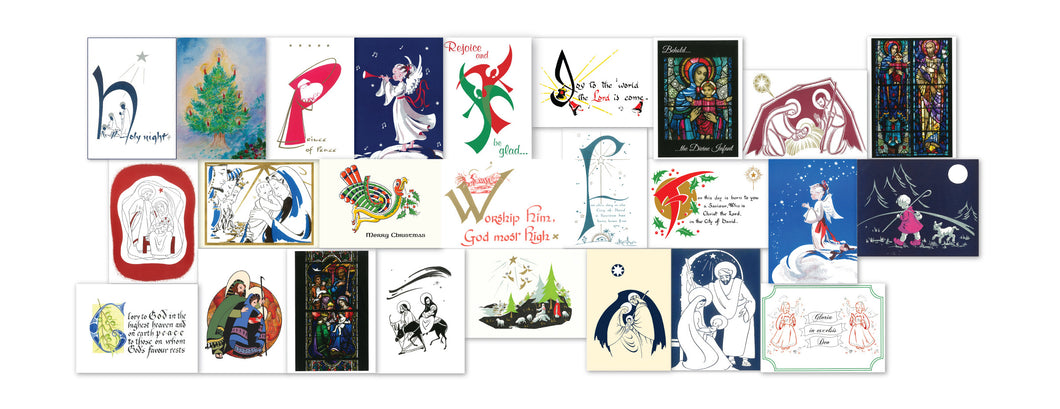 C99 Special Value Bundle: 25 assorted English Christmas Cards
