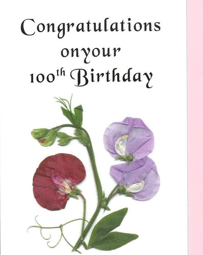 RP62g 100yr Mass card for 100th Birthday