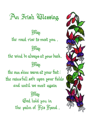 PE St Patrick's Day Blessing (Pack of 4)
