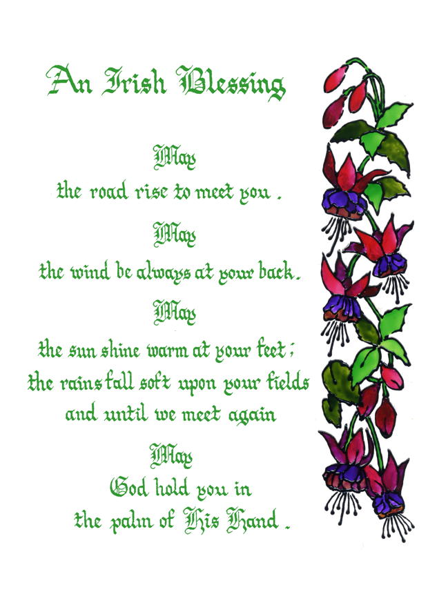 PE St Patrick's Day Blessing (Pack of 4)