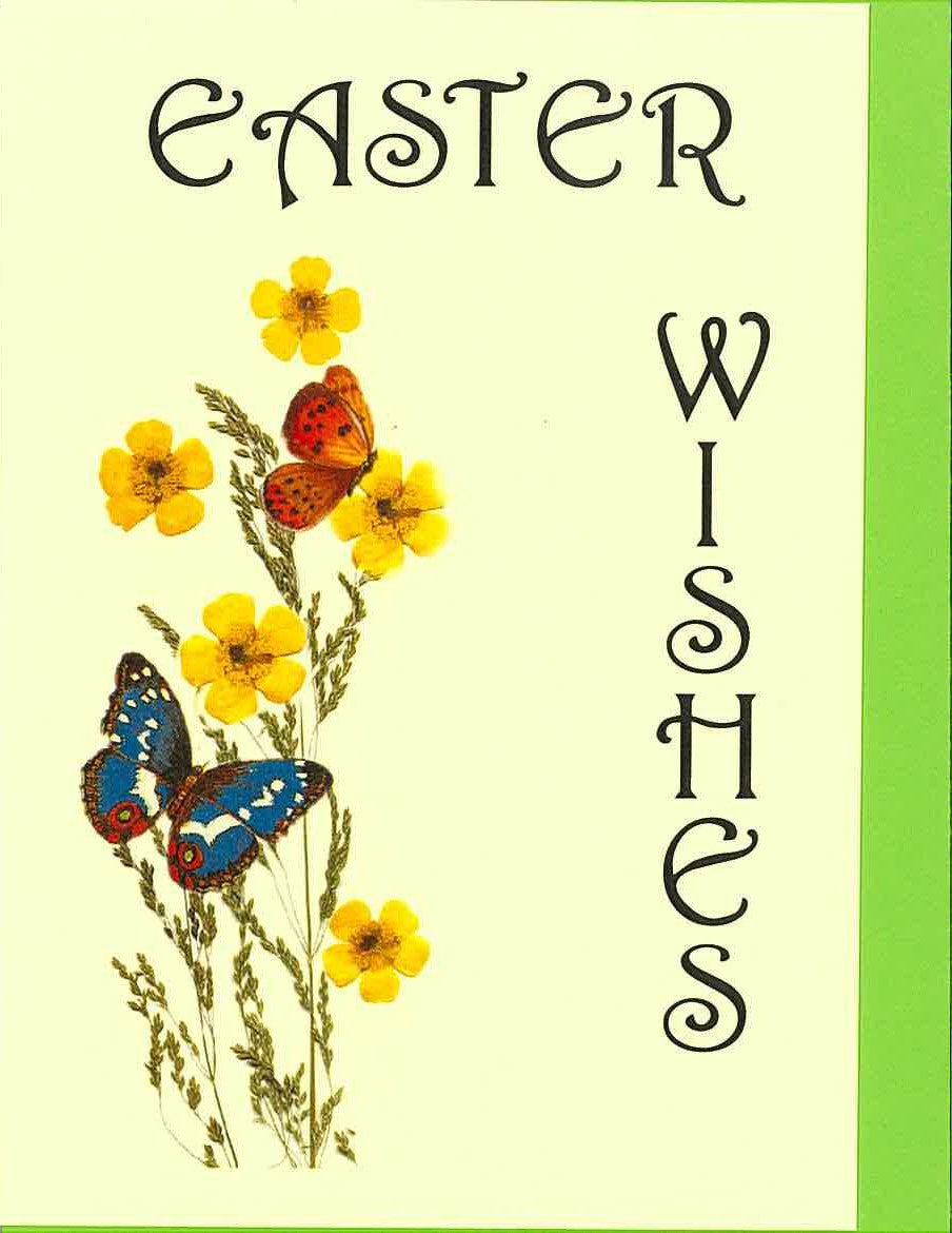 RP E7b Easter Wishes Pack of 4 cards
