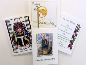 PMIXE Mixed Pack of 4 Patrick's Day Cards