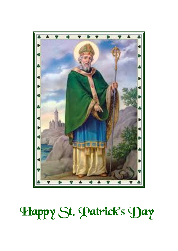PhE Pack of 4 St Patrick's Day Cards (Traditional)