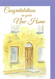 JF06 Townhouse New Home Card (Pack of 4)