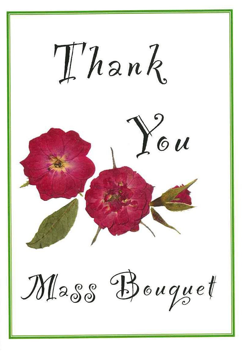 RP16dm Thank You Mass Bouquet (Roses)