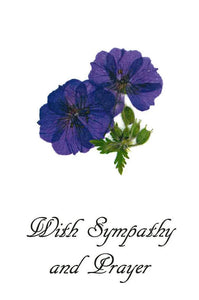 RPD 2 Sympathy Mass Card (Geranium)