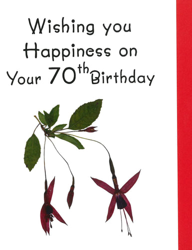 RP62g 70yr Mass card for 70th Birthday