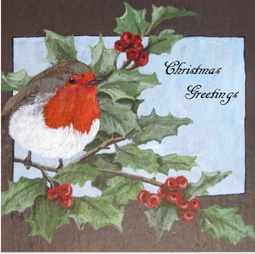 C40 Pack of 5 Christmas Cards (The legend of the Christmas robin)